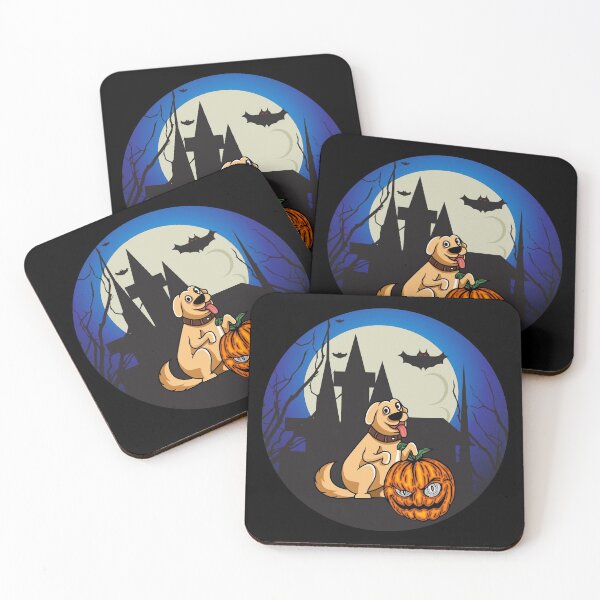 Item preview, Halloween Dog With Pumpkin designed and sold by DELMEO.