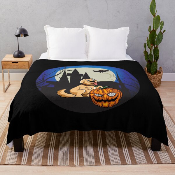 Item preview, Halloween Dog With Pumpkin designed and sold by DELMEO.