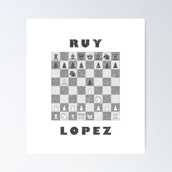 Chess opening Ruy Lopez iPhone Case for Sale by fourthreethree