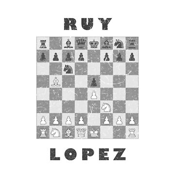 Chess opening Ruy Lopez iPhone Case for Sale by fourthreethree