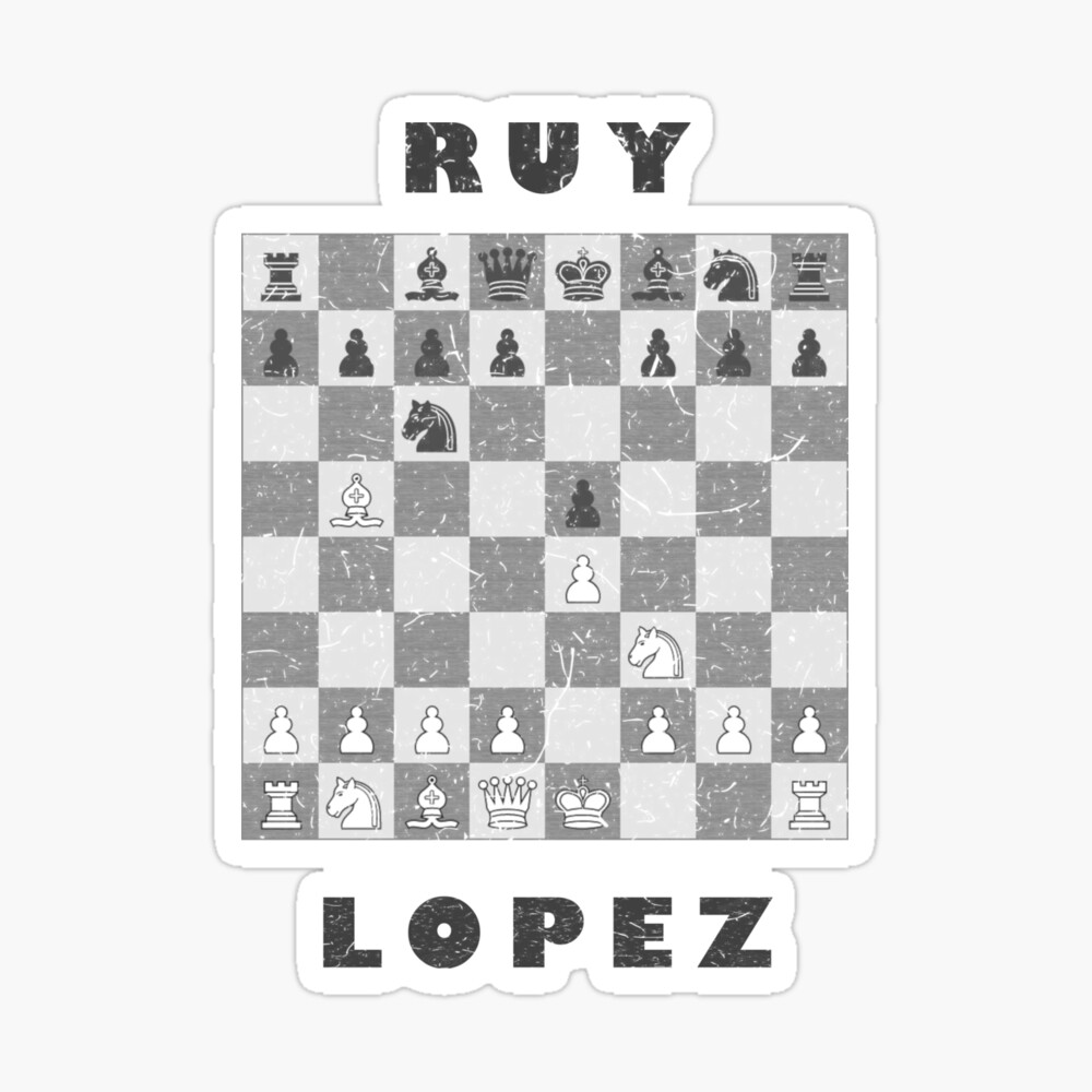Chess opening Ruy Lopez iPhone Case for Sale by fourthreethree