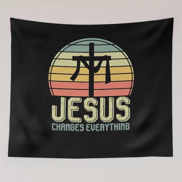 Item preview, Jesus Changes Everything Christian designed and sold by bestshirtdesign.