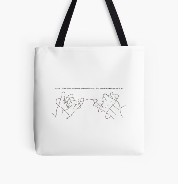 Taylor Swift Invisible String Design [with lyrics version] Tote Bag for  Sale by stxrcrossed