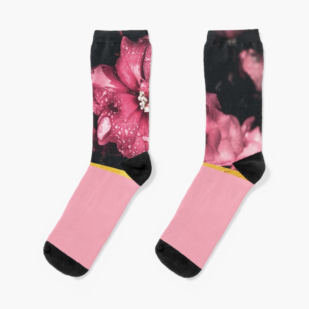 Pink flowers 2 Socks