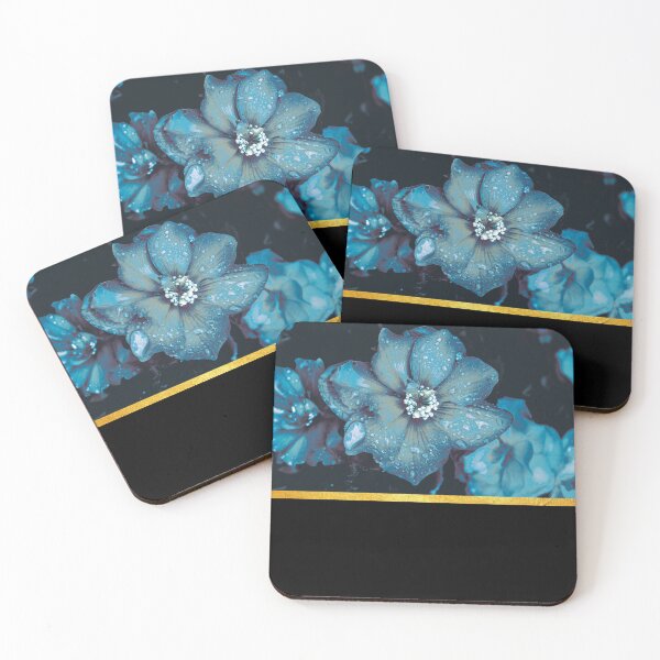 Item preview, Blue flowers 2 designed and sold by ColorsHappiness.