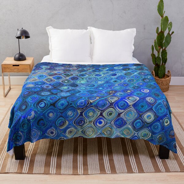 Item preview, Blue Circle Autumn Pattern designed and sold by MoonsmileProd.