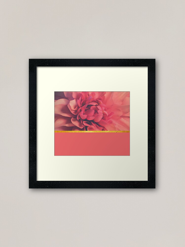 Alternate view of Beautiful pink flower composition Framed Art Print