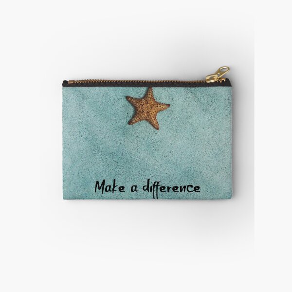 Item preview, Make a difference .... (The Starfish Story). Starfish on sand. Colour. Black text. designed and sold by JellyBeenzz.