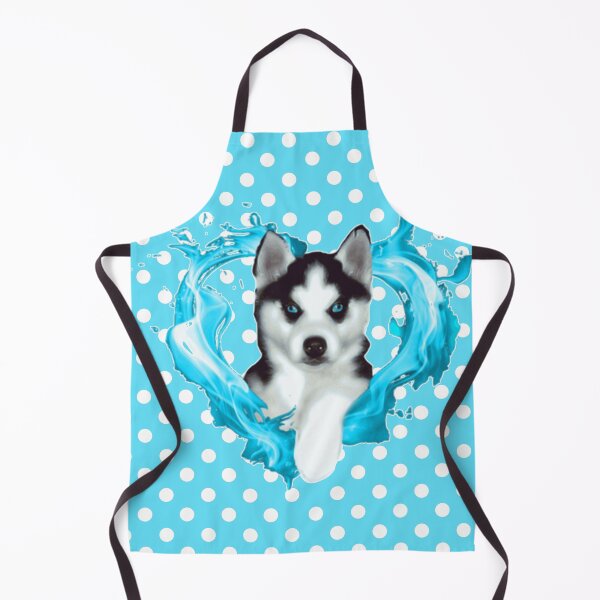 Item preview, Cute husky puppy dog in heart blue boys designed and sold by MyREDBlack.