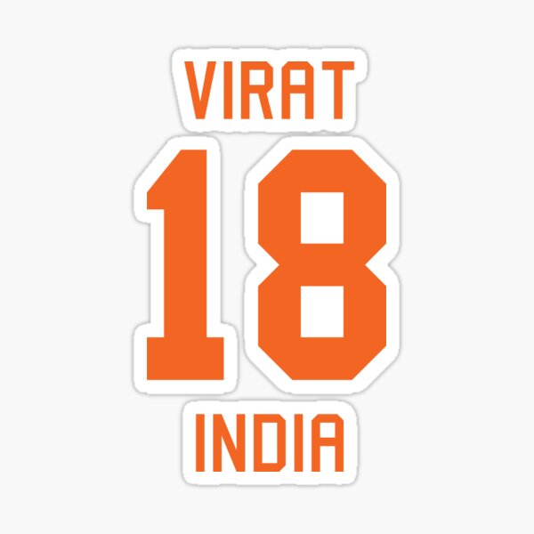 Item preview, Virat Kohli | 18 | Indian Cricket Jersey designed and sold by CHAMPION WARRIOR.