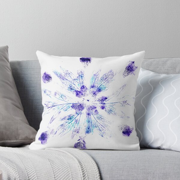 Item preview, 'Snowflake' nature print (clear / white background) designed and sold by Kathryn Green.