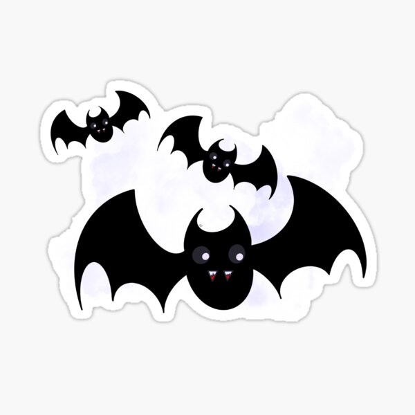 Item preview, Petite famille de chauves-souris mignonnes en train de voler designed and sold by BV-creas.