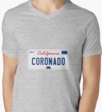 Coronado - Kalifornien. T-Shirt mit V-Ausschnitt