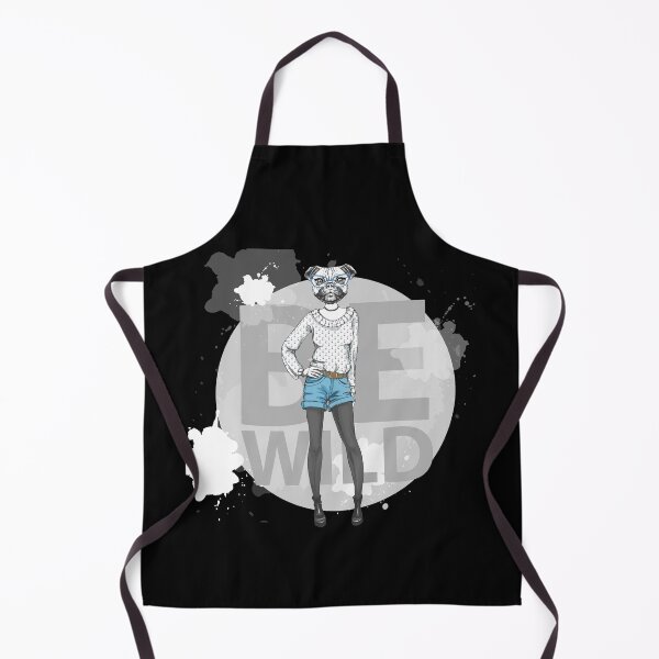 Item preview, Be Wild Hipster Pug designed and sold by kief-clothes.