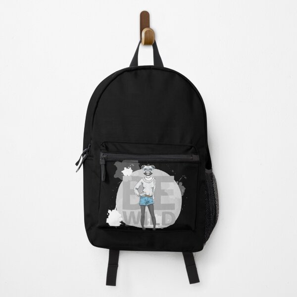 Item preview, Be Wild Hipster Pug designed and sold by kief-clothes.