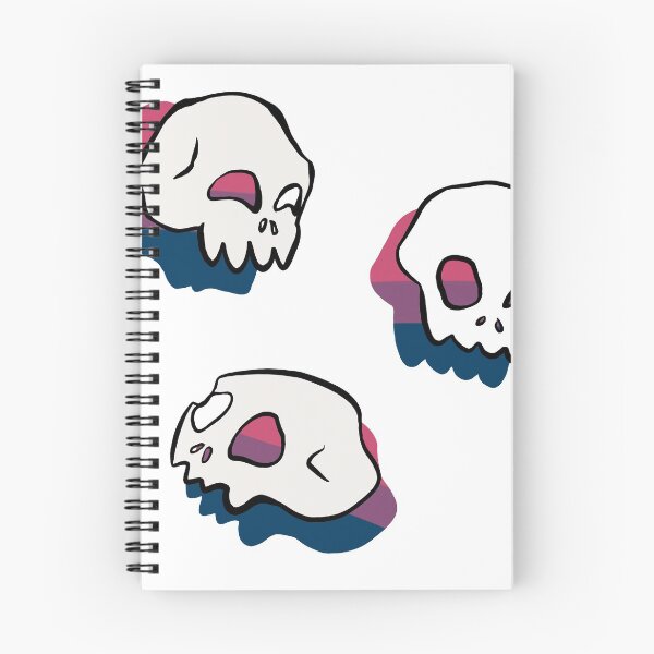 Item preview, Bisexual Pride Skull Set designed and sold by Echsentanz.
