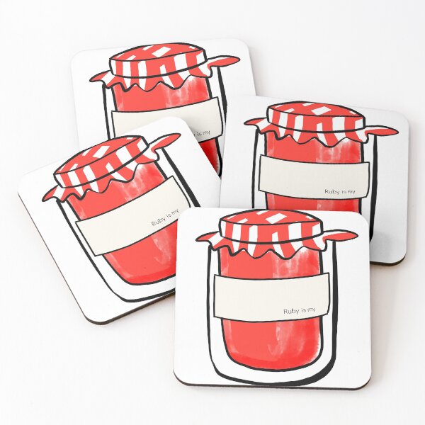 Item preview, Ruby is my Jam designed and sold by ienjoydogs.