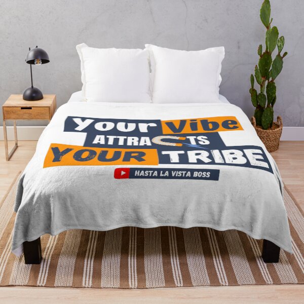 Item preview, Your Vibe Attracts Your Tribe designed and sold by HastaLaVistaBos.