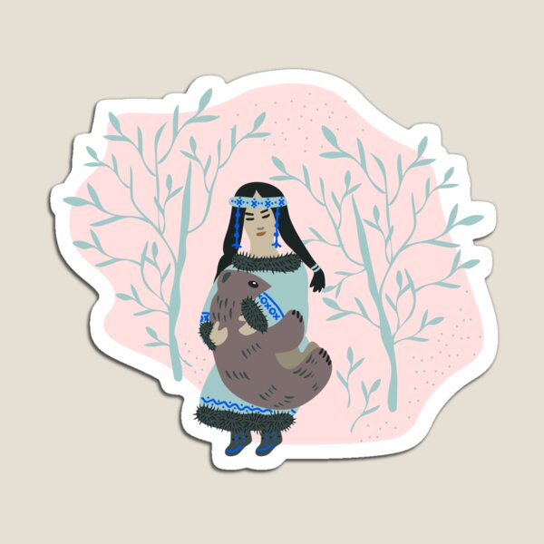 Item preview, Girl and bear designed and sold by elyomys.