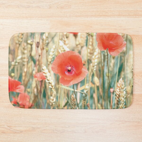 Item preview, Red Poppies Growing in a Wheat Field designed and sold by PlanetPrints.
