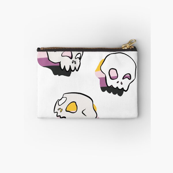 Item preview, Nonbinary Pride Skull Set designed and sold by Echsentanz.