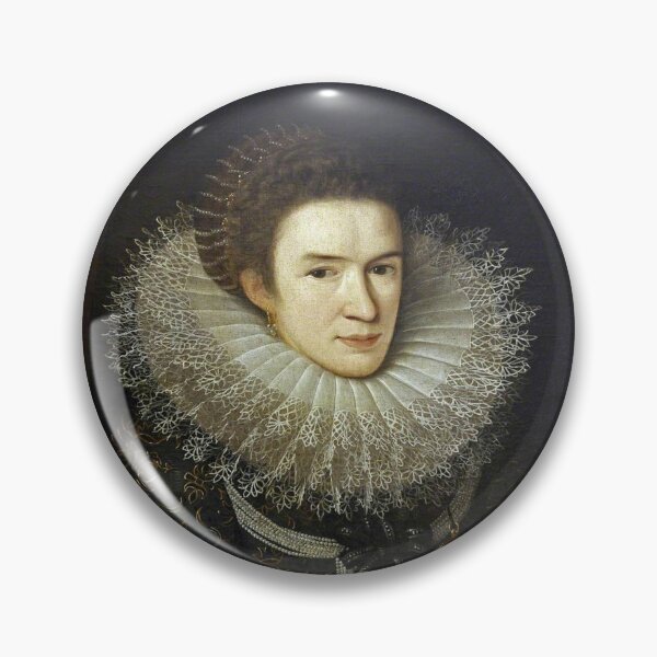 Item preview, European royal lady in an ornate collar portrait designed and sold by Vintage Designs +.