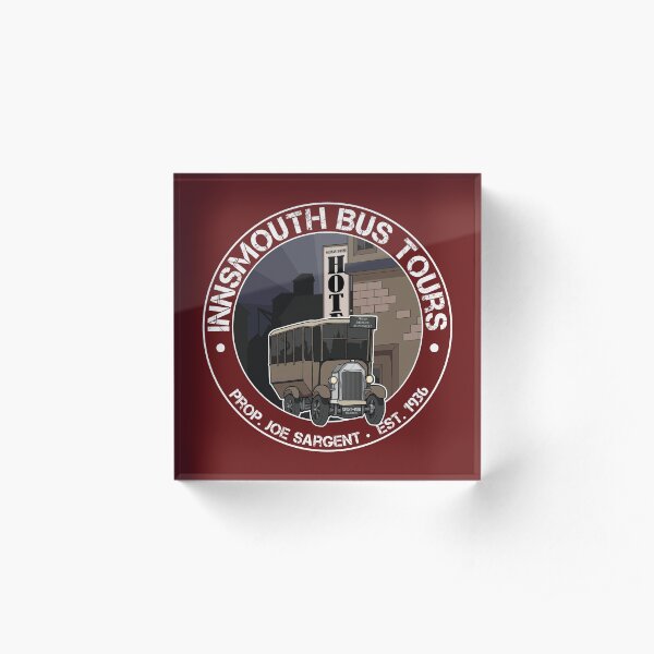 Innsmouth Bus Tours Acrylic Block