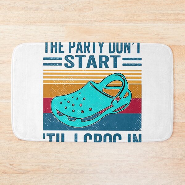 Item preview, The Party Don't Start Till I Croc in Shirt Vintage Tee Shirt for Men Women designed and sold by flashdeals70.