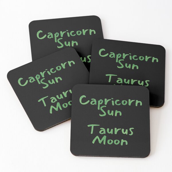 Item preview, Capricorn Sun Taurus Moon Text designed and sold by leomooncreates.