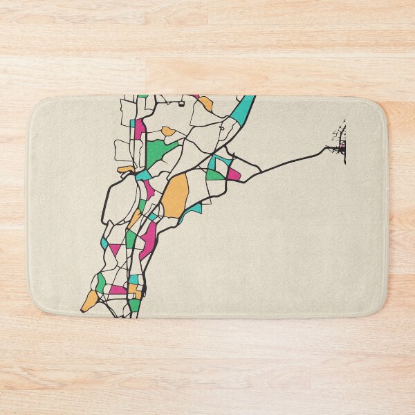 Item preview, Mumbai, India Street Map designed and sold by A Deniz Akerman.