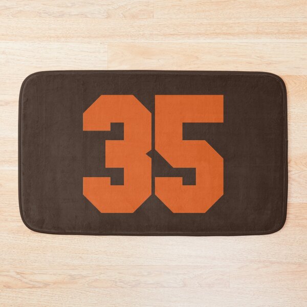 Item preview, 35 Number Cleveland Sports Thirty-Five Brown Jersey designed and sold by HelloFromAja.