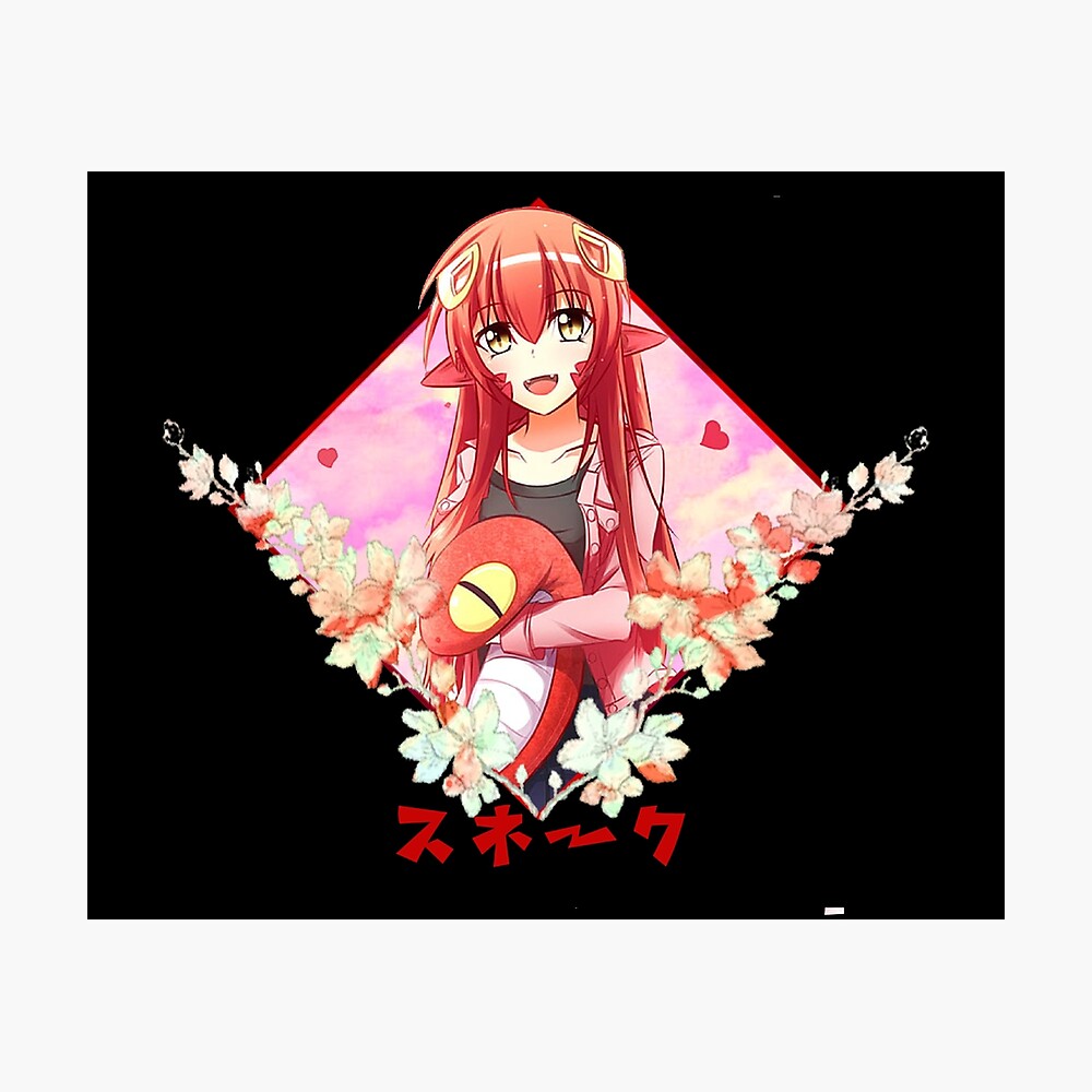 Monster Musume Miia anime manga sticker mask tshirt