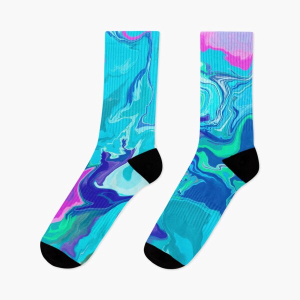 Item preview,  Abstract Summer Marble Pattern - Blue and Pink designed and sold by Squarebird.