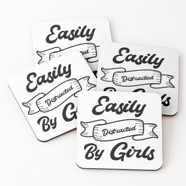 Item preview, Easily Distracted By Girls - Funny Quote For Lesbian  designed and sold by galpalpride.