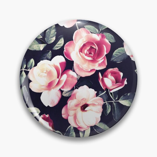 Item preview, Moody Vintage Rose Chintz in Peach Pink designed and sold by micklyn.