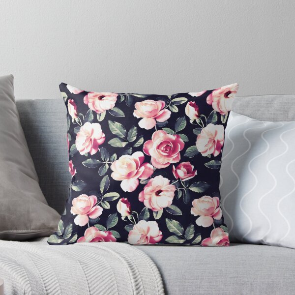 Item preview, Moody Vintage Rose Chintz in Peach Pink designed and sold by micklyn.