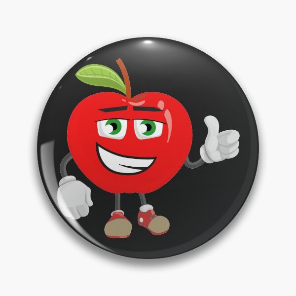 Item preview, Cute Smiling Red Cartoon Apple designed and sold by marfez1.
