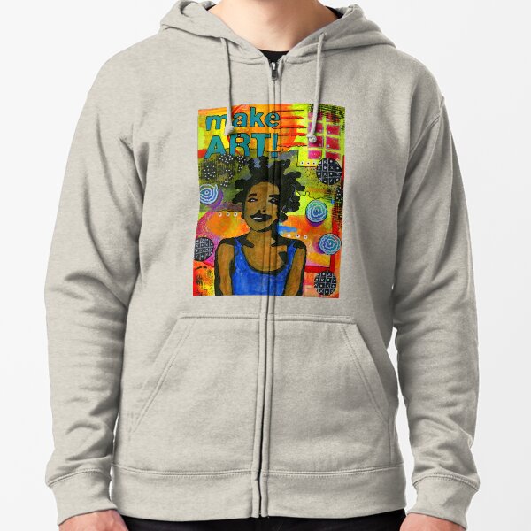 Make ART Zipped Hoodie