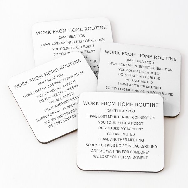 Item preview, WORK FROM HOME ROUTINE designed and sold by ProtonProject.