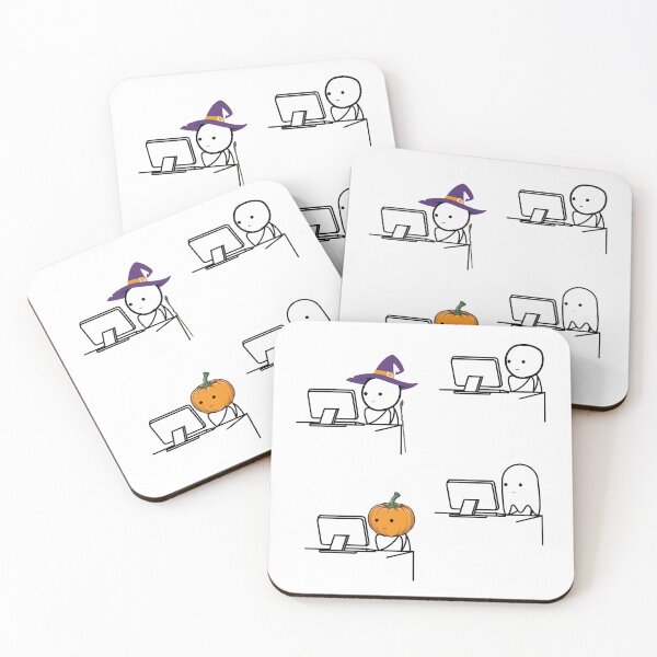 Item preview, FUNNY WIZARD GHOST PUMPKIN HALLOWEEN MEME GIFT PACK designed and sold by TheFirstOne.