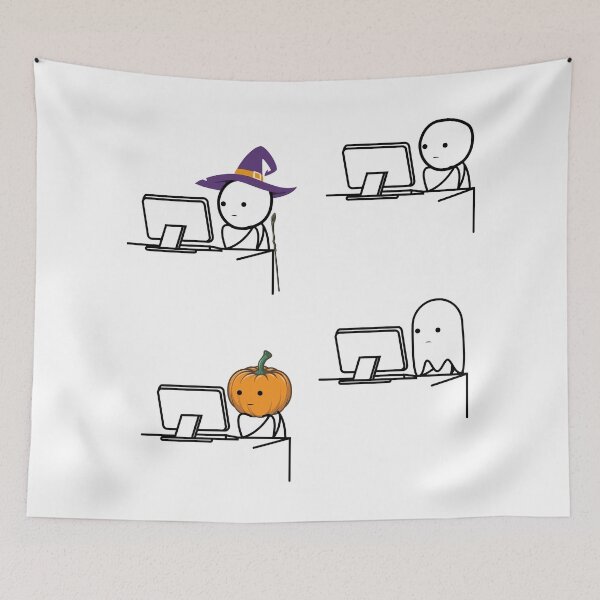 Item preview, FUNNY WIZARD GHOST PUMPKIN HALLOWEEN MEME GIFT PACK designed and sold by TheFirstOne.