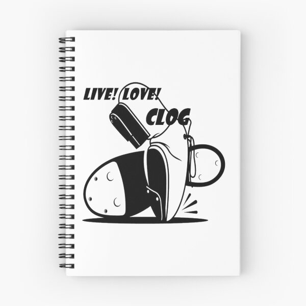Item preview, Live Love Clog BLK designed and sold by Square Dancing Gifts & Merchandise.