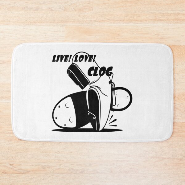 Item preview, Live Love Clog BLK designed and sold by Square Dancing Gifts & Merchandise.