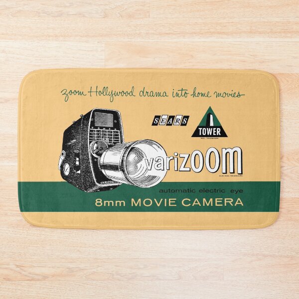 Item preview, 8mm MOVIE CAMERA - ADVERT designed and sold by ThrowbackAds.