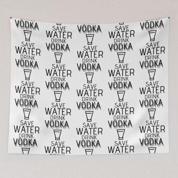 Artikelvorschau, Sparen Sie Wasser trinken VODKA entworfen und verkauft von RIVEofficial.
