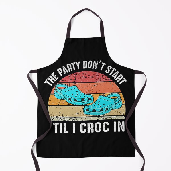 Item preview, The Party Don't Start Till I Croc in Shirt Vintage Gift for Grandpa designed and sold by flashdeals70.