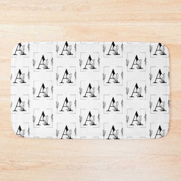 Item preview, Botanical Alphabet A Floral Monogram designed and sold by AuroCreatives.