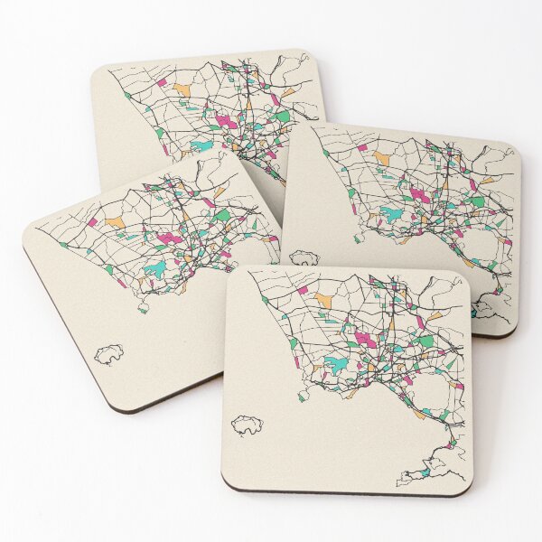 Item preview, Naples, Italy Street Map designed and sold by A Deniz Akerman.