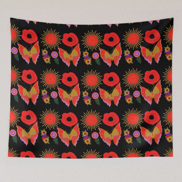Item preview, Vintage Autumn Sun Decorative Patterns.  designed and sold by mpandam.