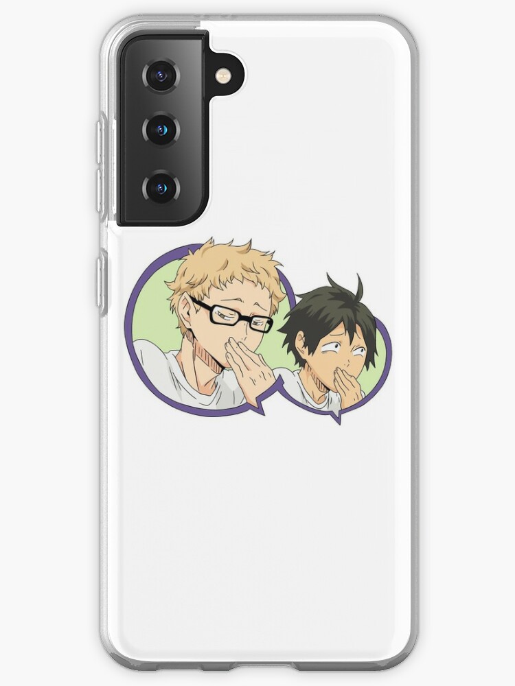 Yamaguchi And Tsukishima Commercial Break Icon Case Skin For Samsung Galaxy By Taesteax Redbubble